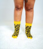 HAPPY SOCKS Twisted Smile Yellow / Multicolored Socks