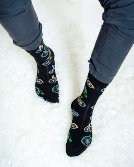Happy Mens Bike Socks