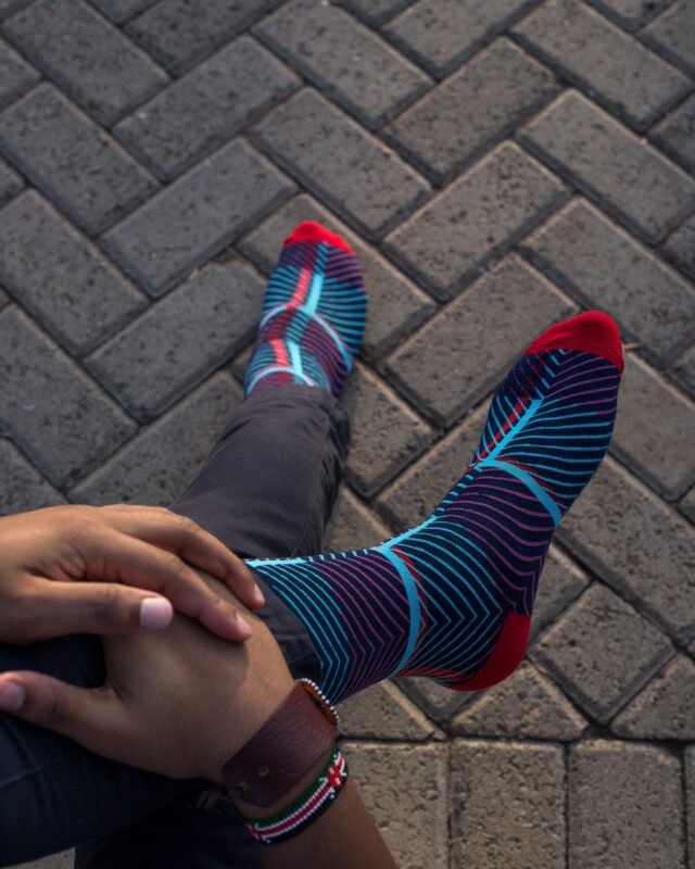 Buy socks online Kenya – men’s striped socks collection
